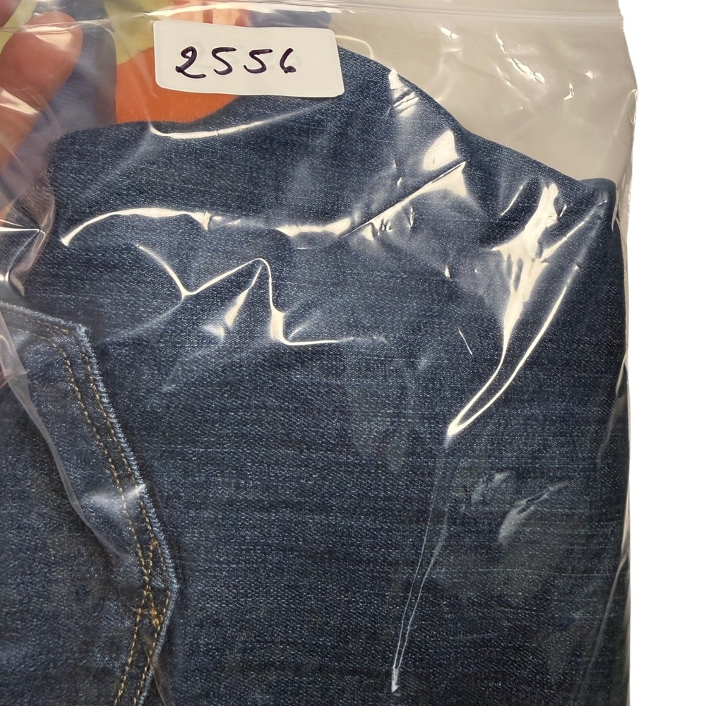 Gap 1969 Womens 30 10 Real Straight Jeans Blue Dark Wash Stretch Y2K - Picture 11 of 11